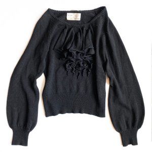 William Rast Ruffle Sweater